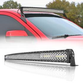 Cou-1223-elhmc396-2025 Countryroadmall89 For Ford F150 Svt Raptor 54 Inch Curved Led Light Bar Windshield Roof Bracket Kit