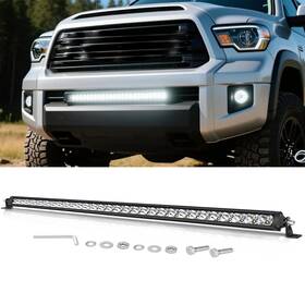 Cou-2025-0101-bsr30-1223 Countryroadmall89 Slim 30ftft Led Light Bar Bumper Offroad Combo For Toyota Tundra Ram 1500 Truck