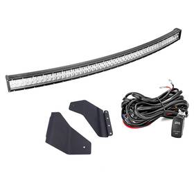 Dasen 639510833039 52 Inch 300w Curved Led Light Bar Over Windshield Pro Cage Mount Brac