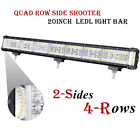 Deiaubhiabcsh14-32ax1 Unbranded Cree Side Shooter Led Light Bar Qaud Row Spot