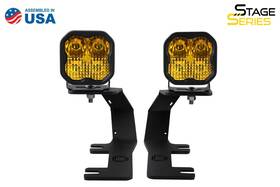Diode Dynamics 691026128047 Ss3 Led Ditch Light Kit For 2014-2019 Gmc Sierra 1500 Pro Yellow Combo