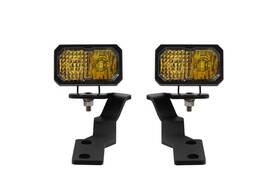 Dd6379 Diode Dynamics 2in Led Ditch Light Kit Yellow Pro Combo Fits 16-21 Tacoma
