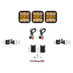 Dd6793 Diode Dynamics Crosslink Sport 3-pod 18.5 Inch 120w Combo Beam Yellow Led Light Bar