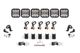 Dd6798 Diode Dynamics For Ss5 Sport Universal Crosslink 6-pod Lightbar - White Combo