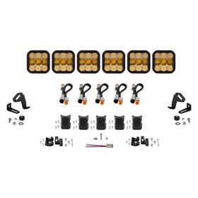 Diode Dynamics Dd6799 Crosslink Sport 6-pod 37.5 Inch 240w Combo Beam Yellow Led Light Bar