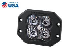 Dd6912s-gbfg Diode Dynamics Ss3 Sport With Amber Back Light White Sae Driving Flush Single
