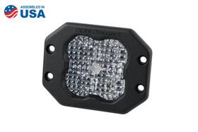 Dd6916s-gbfg Diode Dynamics Ss3 Sport With Amber Back Light White Flood Flush Single