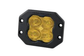 Dd6939s-gbfg Diode Dynamics Ss3 Pro With Amber Back Light Yellow Driving Flush Single