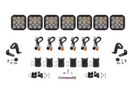 Dd7212-gbfg Diode Dynamics Ss5 Sport Universal Crosslink 7-pod Lightbar White Driving Led