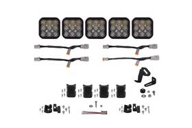 Diode Dynamics Dd7244 Ss5 Pro Universal 6-pod Crosslink Lightbar - White Combo