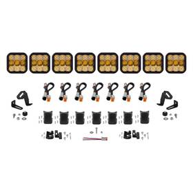 Dd7249 Diode Dynamics Crosslink Pro 8-pod 50 Inch 720w Combo Beam Yellow Led Light Bar