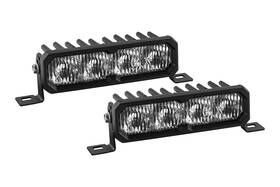 Dd8136p Diode Dynamics New Pair Ss6 Sae/dot White Led Light Bar Sport Combo Abl