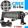 Dn4r11d12xxx Unbranded Cree Quad Row Led Light Bar Spot 612292104016