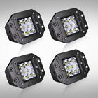 Dsefrly14 Unbranded Flush Mount Triple Row Led Light Bar Spot Flood