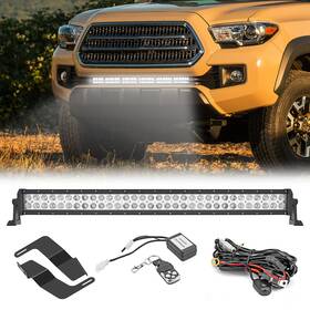 Dy-7010201402 Dyso 32ftft Led Light Bar Umper Mounts Remote Switch And Wiring For 16-23 Toyota Tacoma