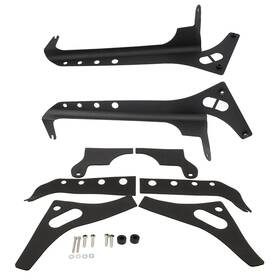Ad16079901r E-carpartstore Fits 2018-2021 Jeep Wrangler Jl 52 Inch Led Light Bar Mount Bracket A-pillar