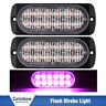 Easy960936 Catinbow Purple Strobe Light Bar Beacon Flash Warning 708930960936