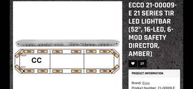 00008-e Ecco 21 Series Light Bar