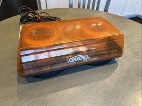 5150 Ecco Model Rotating Light Bar With Suction Cups Approximately 15x8x5 J9