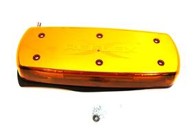 12-24v Ecco 5517a Reflex Led Microbar 17 Inch Amber/amber