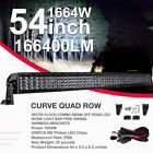 Eki0036 Unbranded Curved Led Work Light Bar Driving Spot Combo Offroad