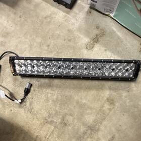 En-ql-13240 Engo Led Light Bar 22 Inch Curved Single Row 120w Dual Color For Off-road