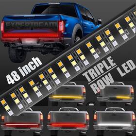 Tl-3-48 Expertbeam Tailgate Light Bar 48 Inch Triple Row Led Full Function Tu