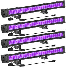 Ip65 Faishilan 631924468494 4-pack Led Black Light Bar Blacklight With Waterproof Glow-in-the-
