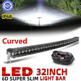9610gtj Far Curved 32ftft Led Driving Llight Bar Flood Spot Offroad Truck Suv 4wd Wire
