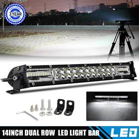 9620z141701 Farviewautolight Dual Row 480w 14 Inch Led Work Light Bar Spot Flood Beam Offroad 4x4wd Suv Atv