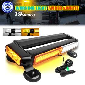 Js-bs-l04-2 Farviewautolight 15ftft Led Rooftop Emergency Warning Strobe Light Bar Traffic Advisor Amber/white