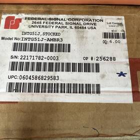 Intg51j-ambr3 Federal Signal Brand New 51 Inch Amber Light Bar