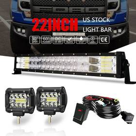 Dy120whm5d2p18wwir Galtopcarparts 22 Inch Bumper Upper Led Light Bar Fit For Club Car Ezgo Yamaha Golf Cart