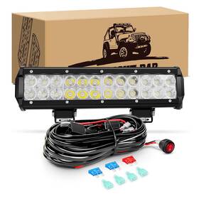 Auto-503 Gooacc 12 Inch 72w Led Light Bar Spot Flood Combo Driving Lighting Off Road L