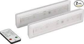 Good Earth Lighting 755284019957 Ecolight 9-inch Battery Operated Dimmable Bar Lights - 2-pack