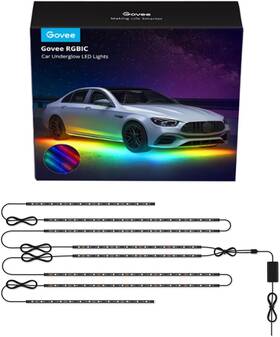H7092 Govee Car Underglow Lights 8 Pcs Rgbic Under With 16 Million Colors