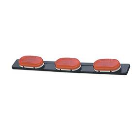 49072 Grote Clr/marker Lmp Red Low Profile Duramold Bar