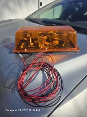 76803 Grote 78513 15 Inch Rotating Mini Light Bar Gear Drive Amber Orange