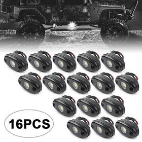 2057yf029x16 Gzyf 16x 9w Led Rock Light For Jeep Offroad Truck Under Body Trail Rig Bar White Lamp 2057yf029x16 Gzyf 16x 9w Led Rock Light For Jeep Offroad Truck Under Body Trail Rig Bar White Lamp