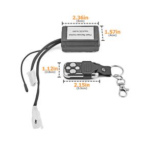 70204001 He Led Light Bar Control Rocker Toggle Switch Button For Car Pickup Truck Off Road