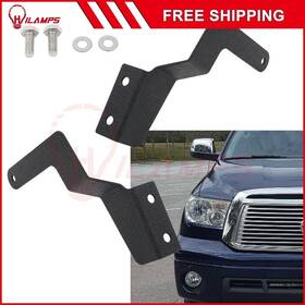 12506745 Hilamps Pair 32 Inch Led Light Bar Grille Bumper Mount Bracket For 05-15 Toyota Tacoma 2.7l