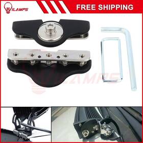 12506747 Hilamps 2pcs Universal Hood Mount Brackets Led Work Light Bars Clamp Holder Front Rear