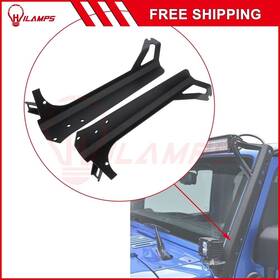 12506753 Hilamps 50 Inch Led Light Bar Windshield Mount Bracket For 05-1997 Jeep Wrangler Tj 4.0l