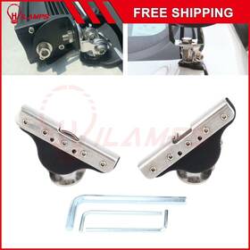 2universal Hilamps 12506757 Offroad Pillar Hood Clamp Holder Car Led Work Light Bar Mount Bracket