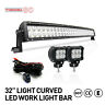 Hl180whmcd2p18wosbtwirtfs Inch Curved Led Light Bar Combo Truck Offroad Atv Gmc