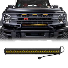 Iag-bdy-f3092 Iag Performance I-line Yellow Led Bar For Mini Bull