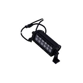 512-1061 Iconic Accessories Black Face Dual Row Straight Spot / Flood Led 6 Inch Light Bar 36w