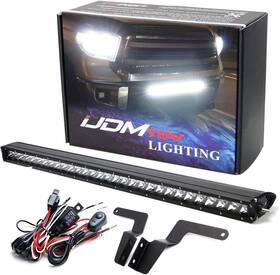 35-916a Ijdmtoy Lower Grille 30 Inch Led Light Bar For 14-21 Toyota Tundra