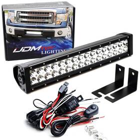 35-918 Ijdmtoy Lower Grille Mount Led Light Bar Kit Compatible With 2009-14 Ford F-1