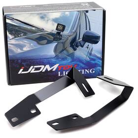 Fs70fs227-p1 Ijdmtoy Hood Hinge Mount A-pillar Led Ditch Light Bracket For 18-23 Subaru Crosstrek Xv